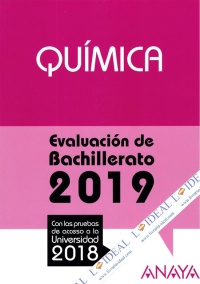 Química - Evaluación de Bachillerato 2019