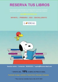 RESERVAR LIBROS DE TEXTO 2024-2025